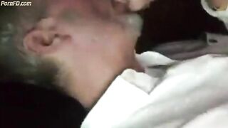 Sucking a hot young man in a cruising cinema