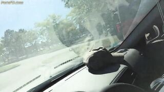 Manthroat Sucks pupbalto in car in public