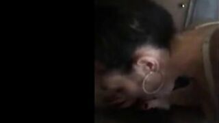 PREGNANT GANG STALKING SLUT SWALLOWS CUM AND PUKES