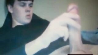 chubby young guy with huge cock on cam