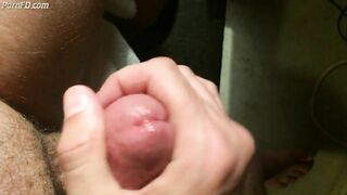 Close up jerk off with spurting cumshot 3