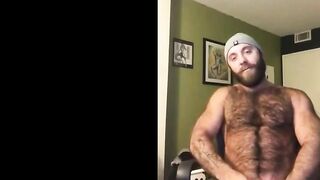 Hairy Lumberjack Shows Off his Cock ( No Cum ) 2