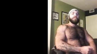 Hairy Lumberjack Shows Off his Cock ( No Cum ) 2