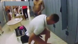 Masturbating in a crowded locker room 2