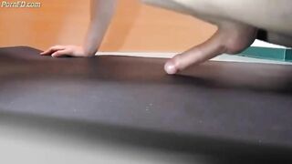 Pushups humping cum 4 orgasm 2