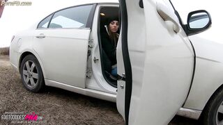 Foot Goddess Mia - Stop that car slut - part 1