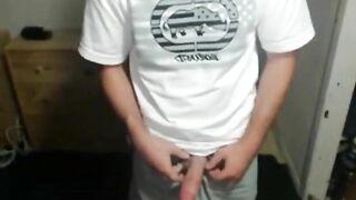 Cute nerdy boy cum to face on webcam 3