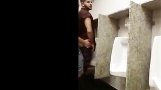 breeding a slut in a Public Bathroom