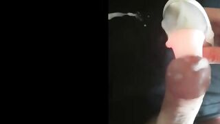 Womanizer male moaning intense orgasm