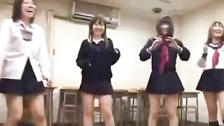 Girls fart on guy student