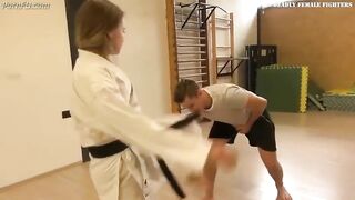 ema karate skill ballbusting