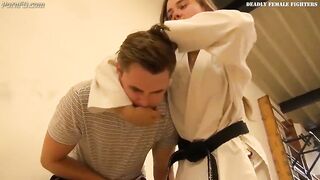 ema karate skill ballbusting