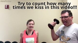 Workout challenge man vs woman strong fitness girl domination