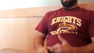 Bearded Bro Public Jerk Off in A Coffee Shop 3