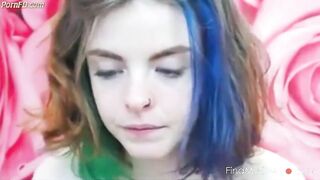 Her Name ? sweet girl tattooes masturbates on cam 3