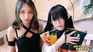 [JellyQiaoStudio] JellyQiao - Cute Asian transsexual lesbian sex