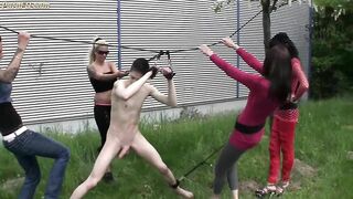 dangerous girls tied up ballbusted and humiliated by 4 girls