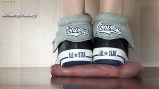 Cock Slaughter under Converse Chucks by Mistress Alina