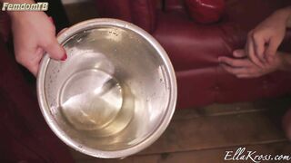 EllaKross - Toilet Slave Cleans and Drinks My Piss 2