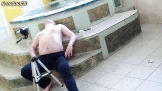 Poo19 - MilanaSmelly - Toilet slave with girls in the sauna