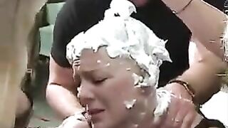 Insatiable hairdresser will fuck you and shave your head at the same time